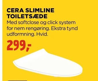 jem & fix Cera slimline toiletsæde tilbud