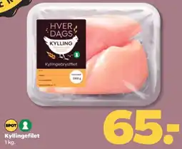 Netto Kyllingebrystfilet tilbud
