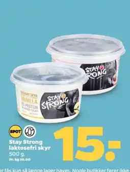 Netto Stay Strong laktosefri skyr tilbud