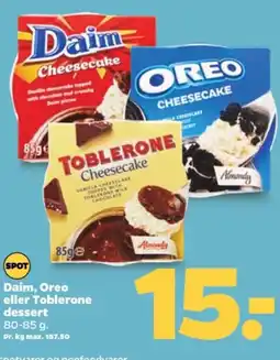 Netto Daim, Oreo eller Toblerone tilbud