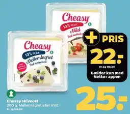 Netto Cheasy skiveost tilbud