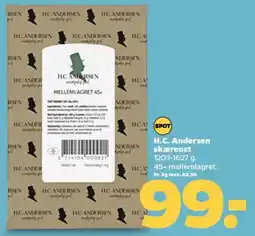 Netto H.C. Andersen skæreost tilbud