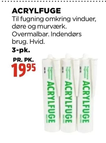 jem & fix Acrylfuge tilbud