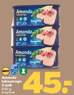 Netto Amanda luksusrogn 3 pak tilbud