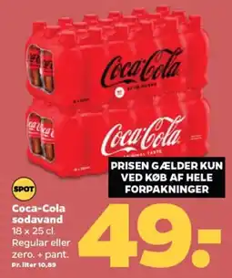 Netto Coca-Cola sodavand 18 x 25 cl. tilbud
