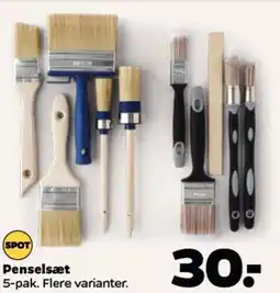 Netto Penselsæt 5-pak. Flere varianter. tilbud