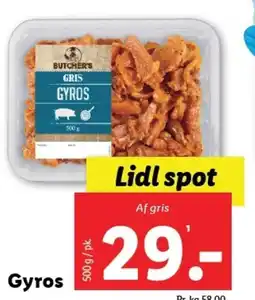 Lidl Gyros tilbud