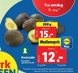 Lidl Avocado tilbud