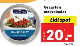 Lidl Graasten makrelsalat tilbud