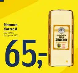 Føtex Mammen skæreost tilbud