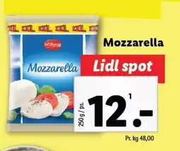 Lidl Mozzarella tilbud