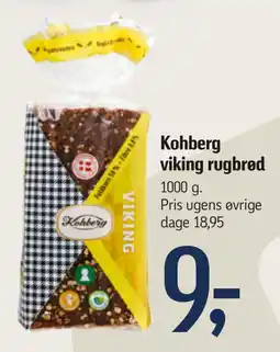 Føtex Kohberg viking rugbrød tilbud