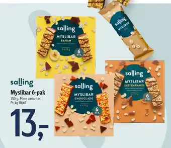 Føtex Myslibar 6-pak tilbud