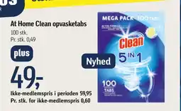 Føtex At Home Clean opvasketabs tilbud