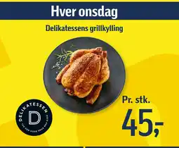 Føtex Delikatessens grillkylling tilbud