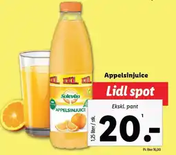 Lidl Appelsinjuice tilbud
