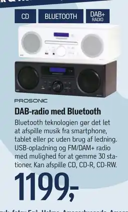 Føtex DAB-radio med Bluetooth tilbud