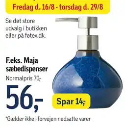 Føtex Maja sæbedispenser tilbud