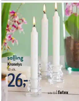 Føtex Kronelys tilbud