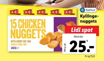 Lidl Kyllingenuggets tilbud