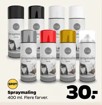 Netto Spraymaling tilbud