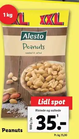 Lidl Peanuts tilbud