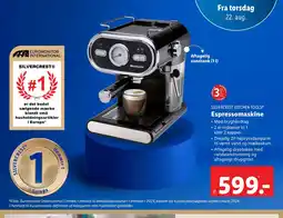 Lidl Espressomaskine tilbud