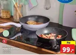 Lidl Pande af aluminium tilbud
