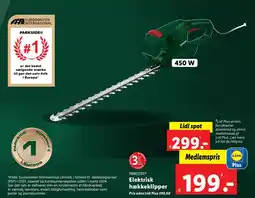 Lidl Elektrisk hækkeklipper tilbud