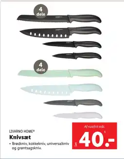 Lidl Knivsæt tilbud