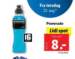 Lidl Powerade tilbud