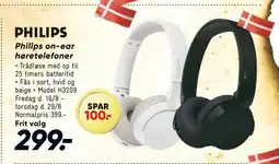 Bilka Philips on-ear høretelefoner tilbud