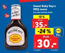 Lidl Sweet Baby Ray‘s BBQ sauce tilbud