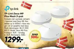 Bilka TP-Link Deco M9 Plus Mesh 3-pak tilbud