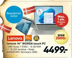 Bilka Lenovo 14’’ WUXGA touch PC tilbud