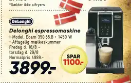 Bilka Delonghi espressomaskine tilbud