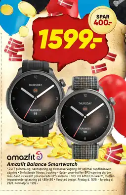 Bilka Amazfit Balance Smartwatch tilbud