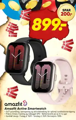 Bilka Amazfit Active Smartwatch tilbud