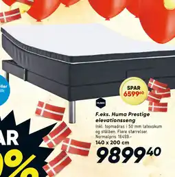 Bilka Huma Prestige elevationsseng tilbud