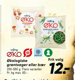 Bilka Økologiske grøntsager eller bær tilbud