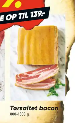 Bilka Tørsaltet bacon tilbud