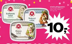 SuperBrugsen K-Salat pålægssalater tilbud