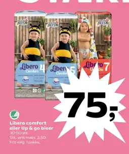 Kvickly Libero comfort eller Up & go bleer tilbud