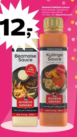 Kvickly Jensens køkken sauce tilbud