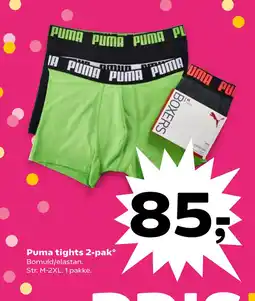 Kvickly Puma tights 2-pak tilbud
