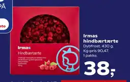 Kvickly Irmas hindbærtærte tilbud