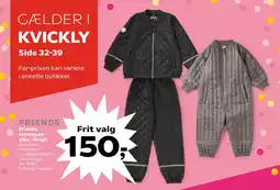 Kvickly Friends termosæt eller -dragt tilbud