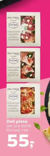 Kvickly Deli pizza tilbud