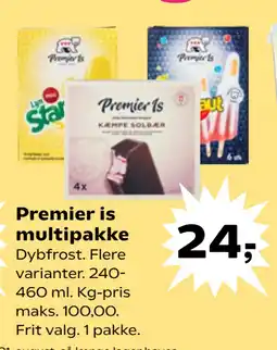 Kvickly Premier is multipakke tilbud