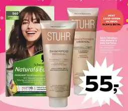 Kvickly Stuhr hårpleje eller Natural & Easy hårfarve tilbud
